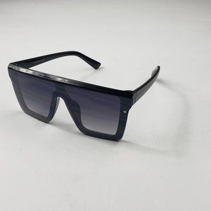 Oversized Visor style Flat top Fashion Sunglasses